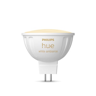 Philips Hue White Ambiance MR16 LED-Lampe 400lm, Einzelpack von Philips Hue