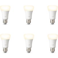 Philips Hue White E27 Bluetooth LED-Lampe 6er-Set Philips Hue White E27 Bluetooth LED-Lampe 6er-Set von Philips Hue