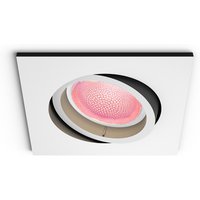 Philips Hue White and Color Ambiance Centura Bluetooth - Einbauspot, eckig - Weiß Philips Hue White and Color Ambiance Centura Bluetooth - Einbauspot, eckig - Weiß von Philips Hue