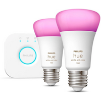 Philips Hue White & Col. Amb. E27 2er Starter Set - Weiß Philips Hue White & Col. Amb. E27 2er Starter Set - Weiß von Philips Hue