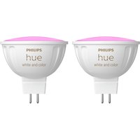 Philips Hue White & Col. Amb. MR16 LED Lampe Doppelpack 2x400lm - Weiß von Philips Hue