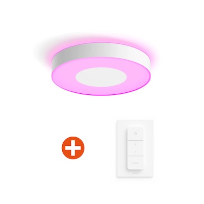 Philips Hue White & Col. Amb. Xamento Deckenleuchte L wh 3400lm & Dimmschalter von Philips Hue