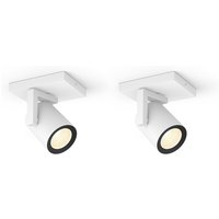 Philips Hue White & Color Ambiance Argenta Spot 350lm 2er-Set Philips Hue White & Color Ambiance Argenta Spot 350lm 2er-Set von Philips Hue
