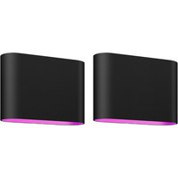Philips Hue White & Color Ambiance Dymera Wandleuchte 1020lm - 2er-Set Philips Hue White & Color Ambiance Dymera Wandleuchte 1020lm - 2er-Set von Philips Hue