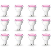 Philips Hue White & Color Ambiance GU10 Bluetooth 12er-Set - LED-Spot Philips Hue White & Color Ambiance GU10 Bluetooth 12er-Set - LED-Spot von Philips Hue