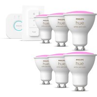 Philips Hue White & Color Ambiance GU10 Bluetooth Starter Kit mit 6 Lampen von Philips Hue