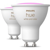 Philips Hue White & Color Ambiance GU10 LED Lampe 400lm - 2er-Set - Weiß Philips Hue White & Color Ambiance GU10 LED Lampe 400lm - 2er-Set - Weiß von Philips Hue