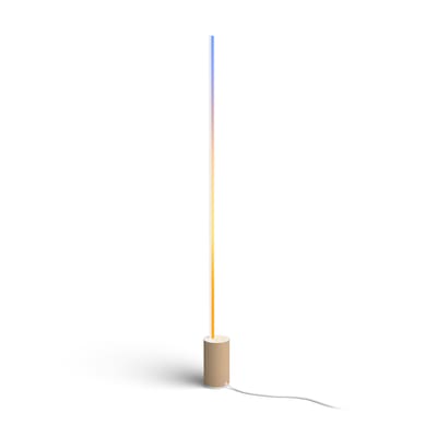 Philips Hue White & Color Ambiance Gradient Signe Stehleuchte Oak von Philips Hue