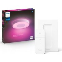 Philips Hue White & Color Ambiance Infuse Deckenleuchte rund weiß (L) + Dimmschalter Weiß von Philips Hue