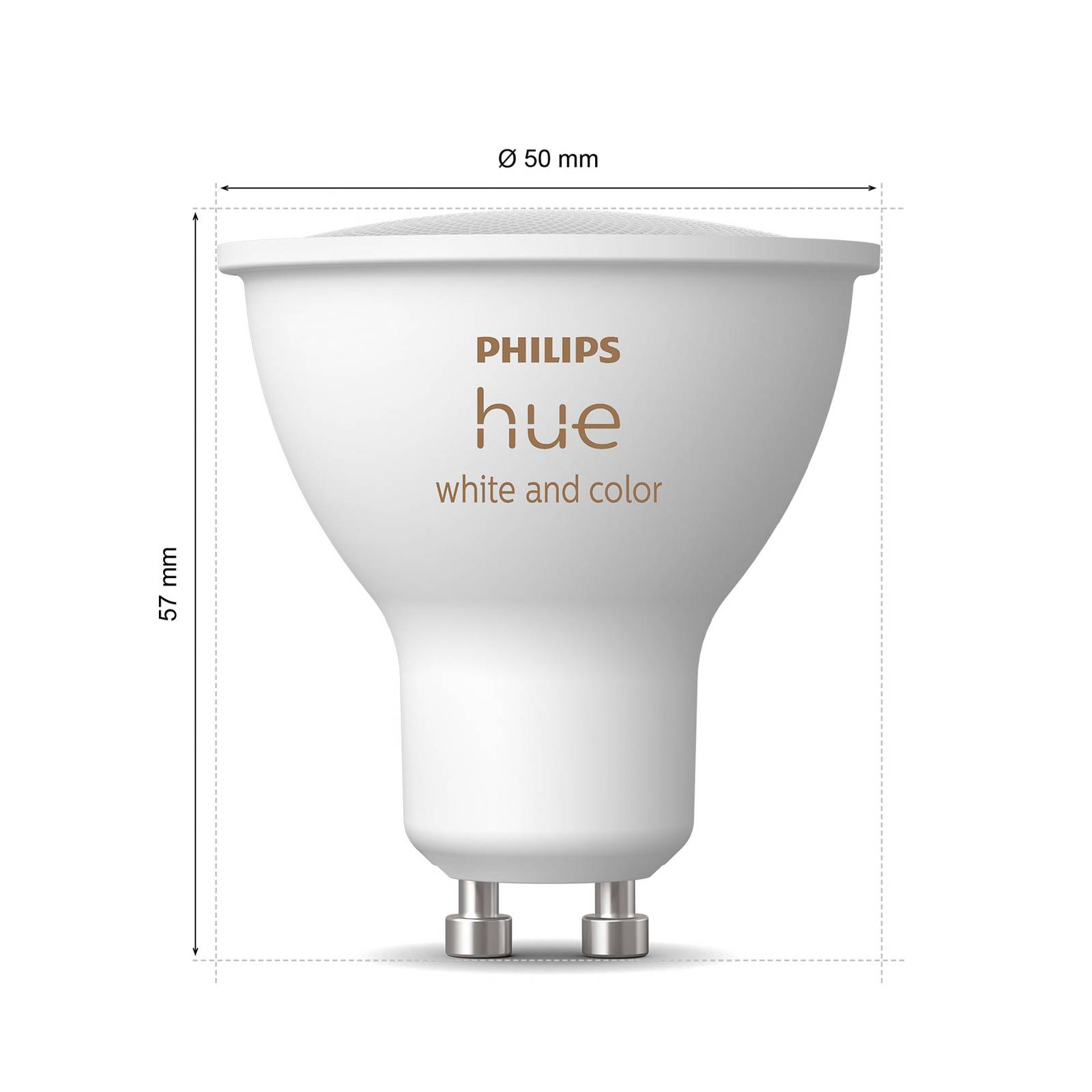 Philips Hue White & Color Ambiance LED-Reflektor GU10 4,2 W Philips Hue White & Color Ambiance LED-Reflektor GU10 4,2 W von Philips Hue