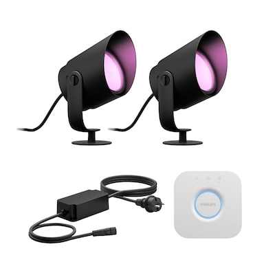 Philips Hue White & Color Ambiance Lily XL Spot Outdoor • 2er Pack + Bridge von Philips Hue