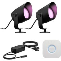 Philips Hue White & Color Ambiance Lily XL Spot Outdoor • 2er Pack + Bridge von Philips Hue