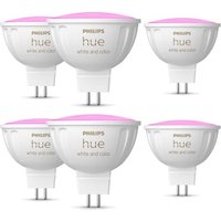 Philips Hue White & Color Ambiance MR16 LED-Lampe 400lm, 6er Pack von Philips Hue