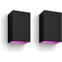 Philips Hue White & Color Ambiance Resonate Outdoor Wandleuchte 1180lm 2er-Set Philips Hue White & Color Ambiance Resonate Outdoor Wandleuchte 1180lm 2er-Set von Philips Hue