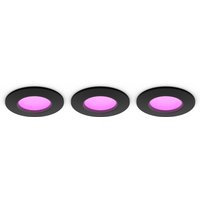 Philips Hue White & Color Ambiance Slim Recessed 90mm 1000lm - 3er-Set - Schwarz Philips Hue White & Color Ambiance Slim Recessed 90mm 1000lm - 3er-Set - Schwarz von Philips Hue