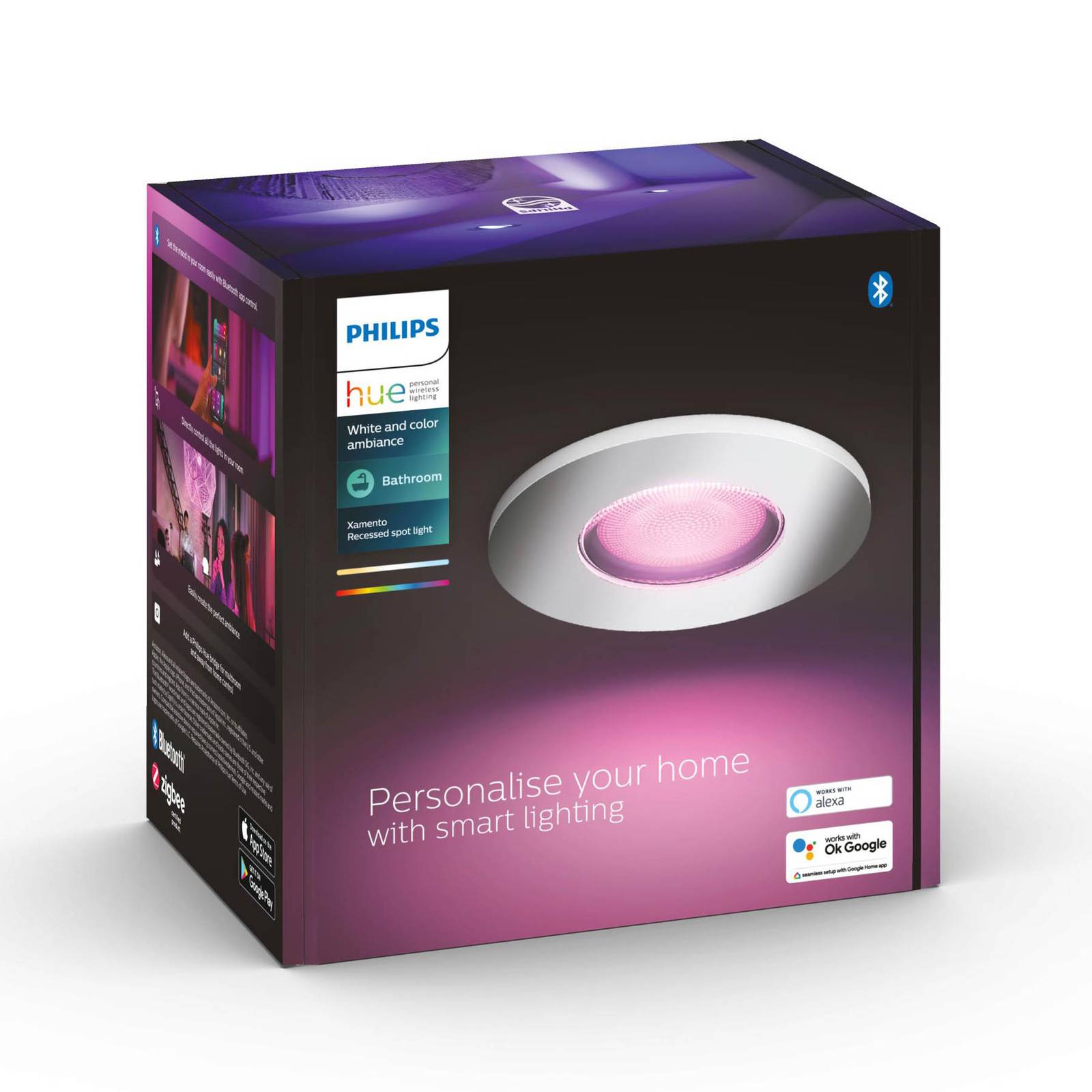 Philips Hue Xamento LED-Einbauspot Aluminium von Philips Hue