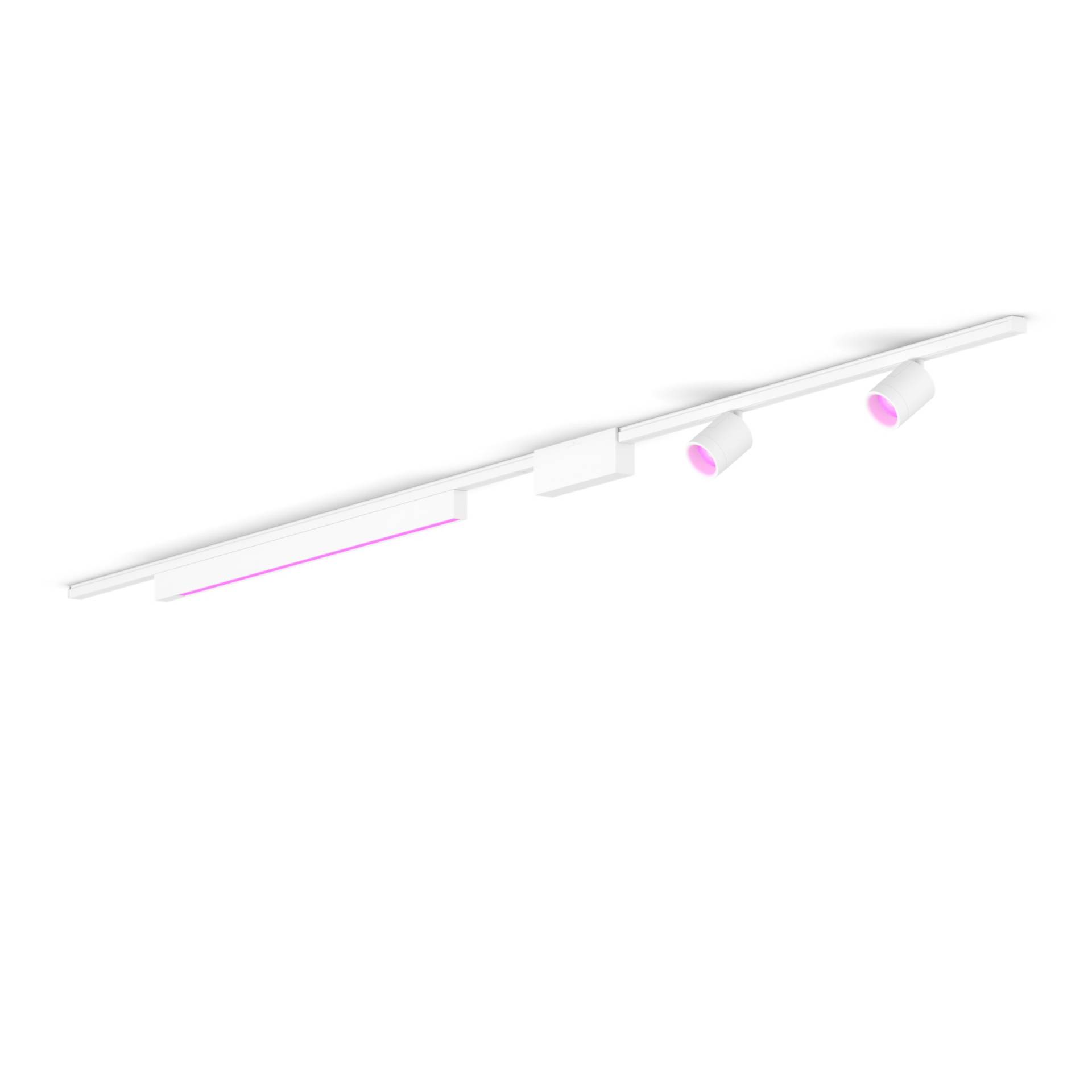 Philips Perifo Basis-Set Gerade Deckenleuchte Weiß (2 Spots, 1 Lightbar) von Philips Hue