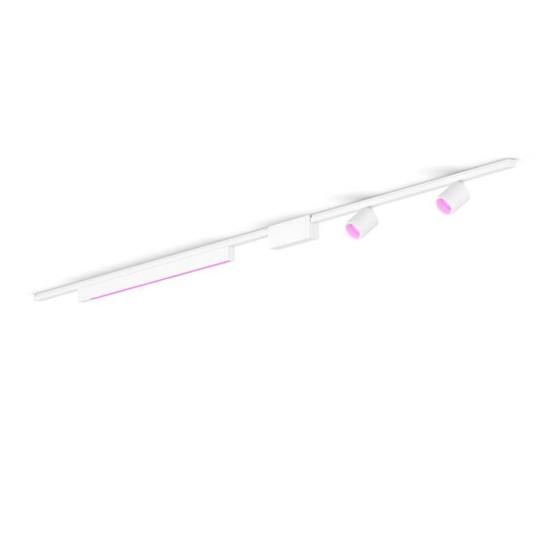 Philips Perifo Basis-Set Gerade Deckenleuchte Weiß (2 Spots, 1 Lightbar) von Philips Hue