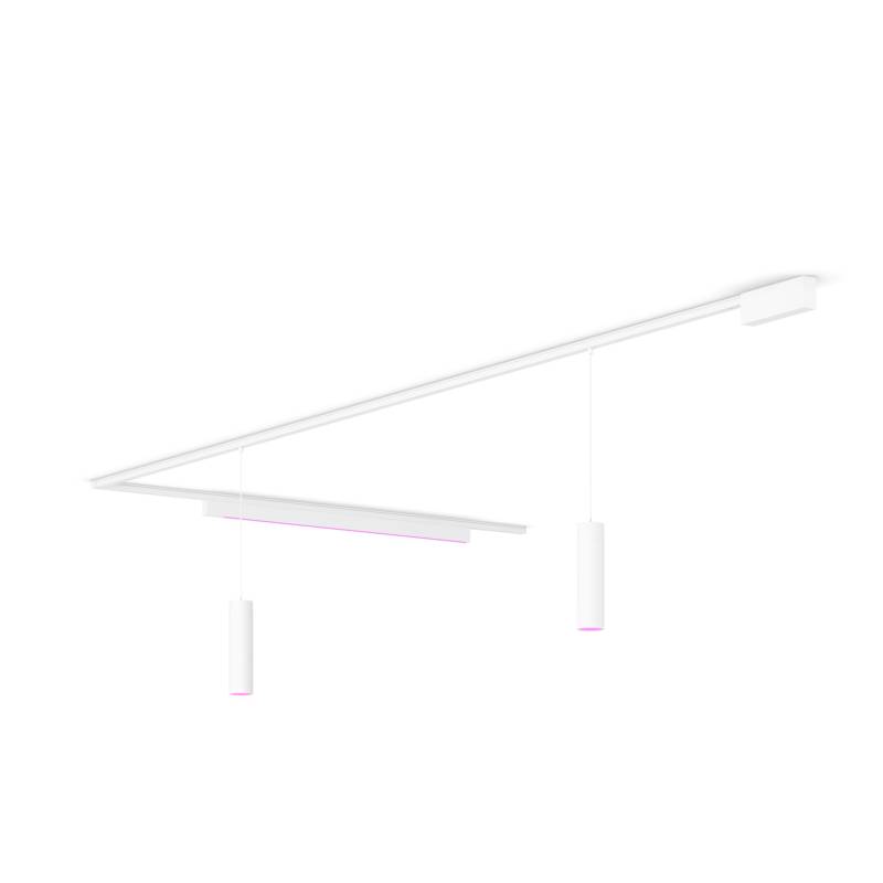 Philips Perifo Basis-Set L-förmige Deckenleuchte Weiß (2 Spots, 1 Pendel) von Philips Hue