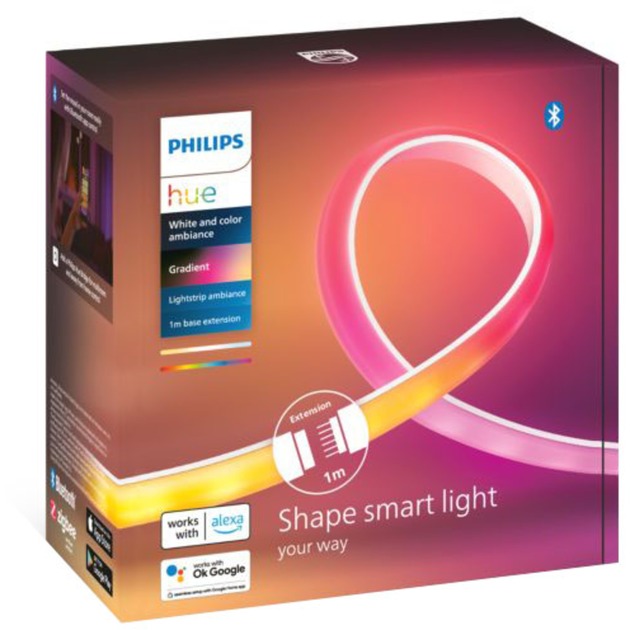 White & Color Ambiance Hue Gradient Lightstrip Verlängerung, LED-Streifen von Philips Hue