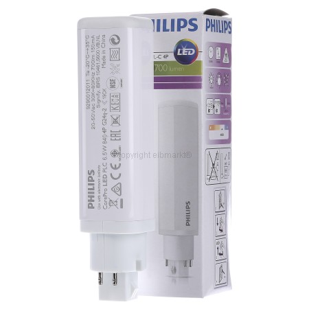 CoreProLED #54121000  - LED-Lampe PLC 6,5W 8404PG24q-2 CoreProLED 54121000 von Philips Licht