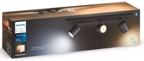 Philips Lighting Hue LED-Deckenstrahler 871951433840100 Hue White Amb. Runner Spot 3 flg. schwarz 3x Philips Lighting Hue LED-Deckenstrahler 871951433840100 Hue White Amb. Runner Spot 3 flg. schwarz 3x von Philips Lighting