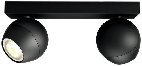 Philips Lighting Hue LED-Deckenstrahler 871951433908800 Hue White Amb. Buckram Spot 2 flg. schwarz 2 von Philips Lighting
