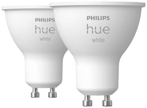 Philips Lighting Hue LED-Leuchtmittel (2er-Set) 871951434014500 EEK: F (A - G) Hue White GU10 Doppel von Philips Lighting