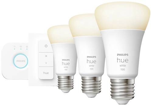 Philips Lighting Hue LED-Leuchtmittel 871951428913000 EEK: F (A - G) Hue White E27 3er Starter Set i von Philips Lighting