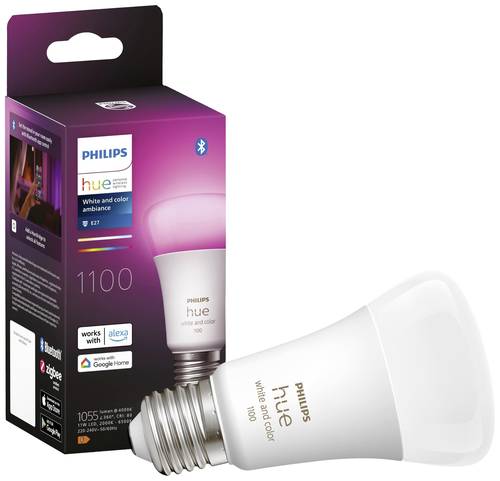 Philips Lighting Hue LED-Leuchtmittel 871951429117100 EEK: F (A - G) Hue White & Col. Amb. E27 Einze von Philips Lighting