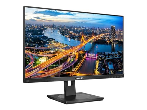 Philips 242B1 - 24 Zoll FHD Monitor, höhenverstellbar (1920x1080, 75 Hz, VGA, DVI, HDMI, DisplayPort, USB Hub) schwarz von Philips Monitors