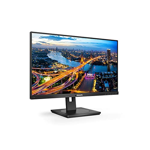 Philips 243B1-24 Zoll FHD USB-C Docking Monitor, höhenverstellbar (1920x1080, 75 Hz, HDMI, DisplayPort, USB-C, RJ45, USB Hub) schwarz von Philips Monitors