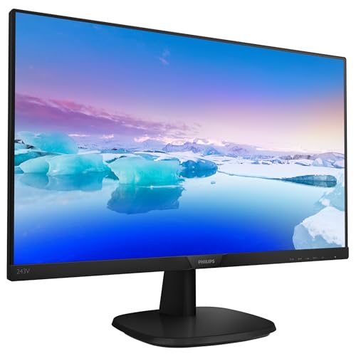 Philips 243V7QDSB - 24 Zoll FHD Monitor (1920x1080, 60 Hz, VGA, DVI, HDMI) schwarz von Philips Monitors