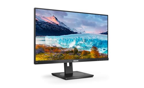 Philips 272S1AE - 27 Zoll FHD Monitor, höhenverstellbar (1920x1080, 75 Hz, VGA, DVI, HDMI, DisplayPort) schwarz von Philips Monitors