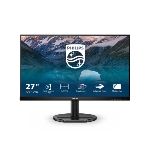 Philips 272S9JAL - 27 Zoll Full HD Monitor, Lautsprecher (1920x1080, 75 Hz, VGA, HDMI, DisplayPort, USB Hub) schwarz von Philips Monitors