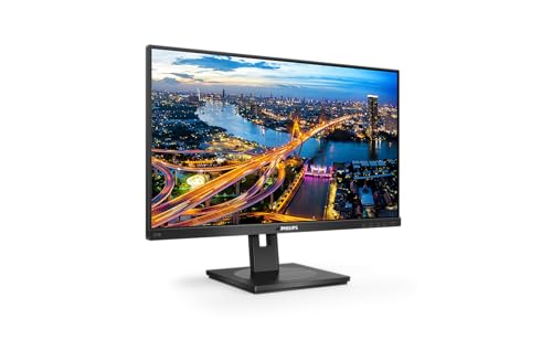 Philips 275B1-27 Zoll QHD Monitor, höhenverstellbar (2560x1400, 75 Hz, DVI, HDMI, DisplayPort, USB Hub) schwarz von Philips Monitors