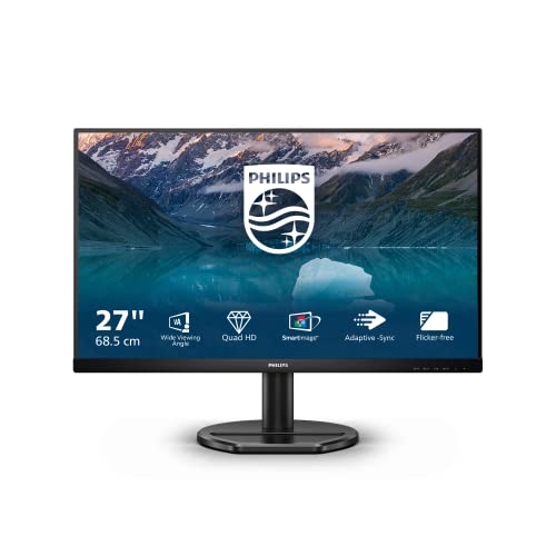 Philips 275S9JAL - 27 Zoll QHD Monitor, Laustprecher (2560x1440, 75 Hz, HDMI, DisplayPort, USB Hub) schwarz von Philips Monitors