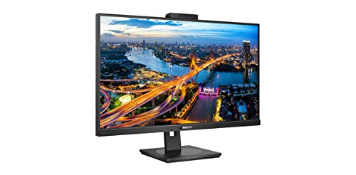 Philips Monitors 276B1JH - 27 Zoll QHD USB-C Docking Monitor, Webcam, höhenverstellbar (2560x1440, 75 Hz, HDMI, DisplayPort, USB-C, RJ45, USB Hub) schwarz von Philips Monitors