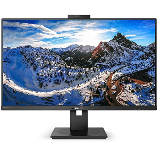 Philips 329P1H - 32 Zoll UHD USB-C Docking Monitor, Webcam, höhenverstellbar (3840x2160, 60 Hz, HDMI 2.0, DisplayPort, USB-C, RJ45, USB Hub) schwarz von Philips Monitors