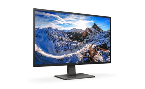 Philips 439P1-43 Zoll UHD USB-C Docking Monitor, HDR400, höhenverstellbar (3840x2160, 60 Hz, HDMI 2.0, DisplayPort, USB-C, RJ45, USB Hub) schwarz von Philips Monitors