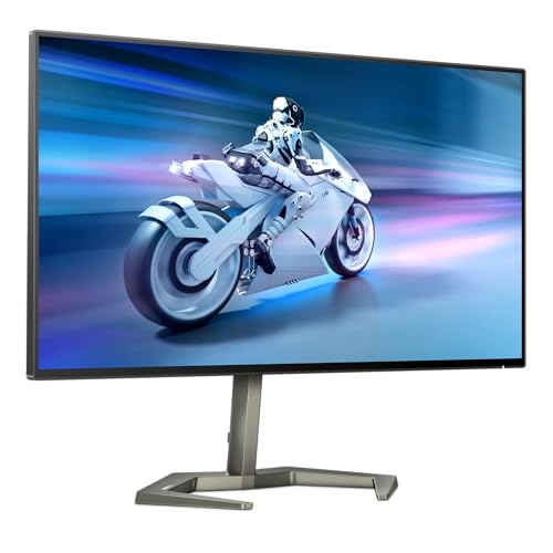 Philips Evnia 27M1F5500P - 27 Zoll QHD Gaming Monitor, HDR600, G-Sync Compatible, FreeSync Premium Pro (2560x1440, 240 Hz, 1 ms, HDMI, DisplayPort, USB Hub) schwarz von Philips Monitors