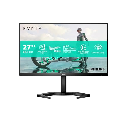 Philips Momentum 27M1N3200ZA - 27 Zoll FHD Gaming Monitor, FreeSync Premium (1920x1080, 165 Hz, 1 ms, DisplayPort, HDMI) schwarz von Philips Monitors