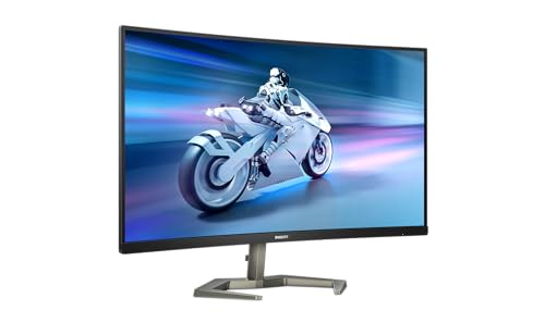 Philips Momentum 32M1C5500VL - 32 Zoll QHD Curved Gaming Monitor, FreeSync Premium, HDR10 (2560x1440, 165 Hz, 1 ms MPRT, DisplayPort, HDMI) schwarz von Philips Monitors
