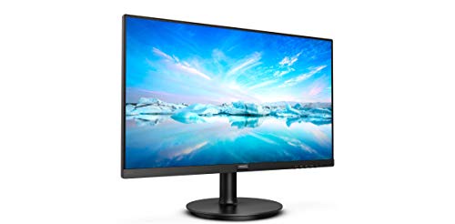 Philips Monitors 221V8A/00 FHD PC-Bildschirm (Auflösung 1920x1080, 75Hz, VA, 4ms, MegaInfinity DCR, AdaptiveSync, Flickerfree, Lowblue, Lautsprecher, VESA, HDMI) Schwarz 22 Zoll FHD von Philips Monitors