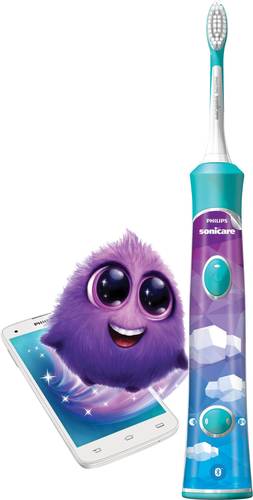 Philips Sonicare HX6322/04 Elektrische Kinderzahnbürste Schallzahnbürste Weiß, Bunt von Philips Sonicare