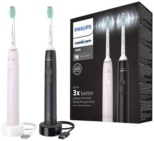 Philips Sonicare Serie 3100 HX3675/15 Elektrische Zahnbürste Schallzahnbürste Schwarz, Weiß Philips Sonicare Serie 3100 HX3675/15 Elektrische Zahnbürste Schallzahnbürste Schwarz, Weiß von Philips Sonicare
