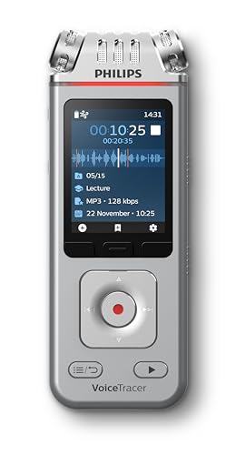 Philips DVT4115 VoiceTracer Audiorecorder mit cloudbasierter Spracherkennung von Sembly von Philips Speech