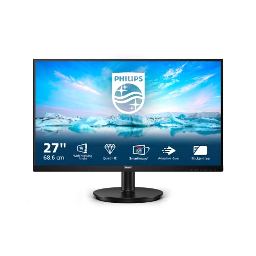 Philips 275V8LA - 27 Zoll QHD Monitor, Lautsprecher, FreeSync (2560x1440, 75 Hz, DisplayPort, HDMI) schwarz von Philips monitors