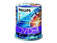 Philips DM4S6B00F - 100 x DVD-R - 4.7 GB (120 Min.) 16x - Spindel Philips DM4S6B00F - 100 x DVD-R - 4.7 GB (120 Min.) 16x - Spindel von Philips