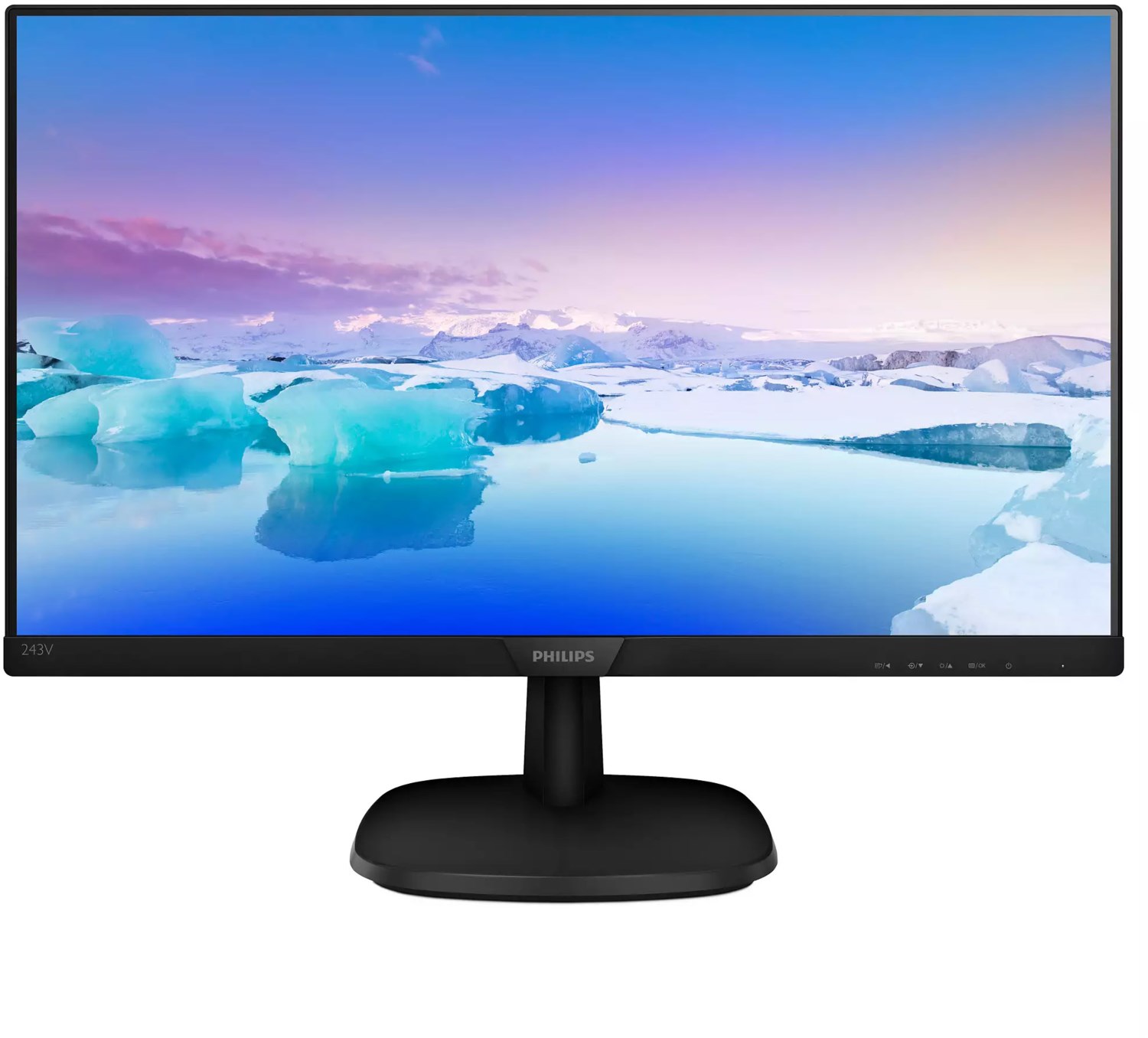 243V7QDSB/00 61 cm (24") TFT-Monitor mit LED-Technik schwarz / E von Philips